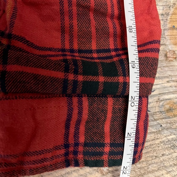 Alpine Design Midweight Flannel W AD Hike - Red Fiery Skipper Plaid Size Small - Picture 12 of 13